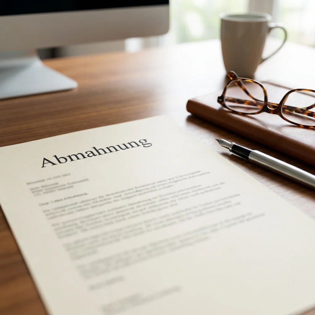 Formale Anforderungen Abmahnung