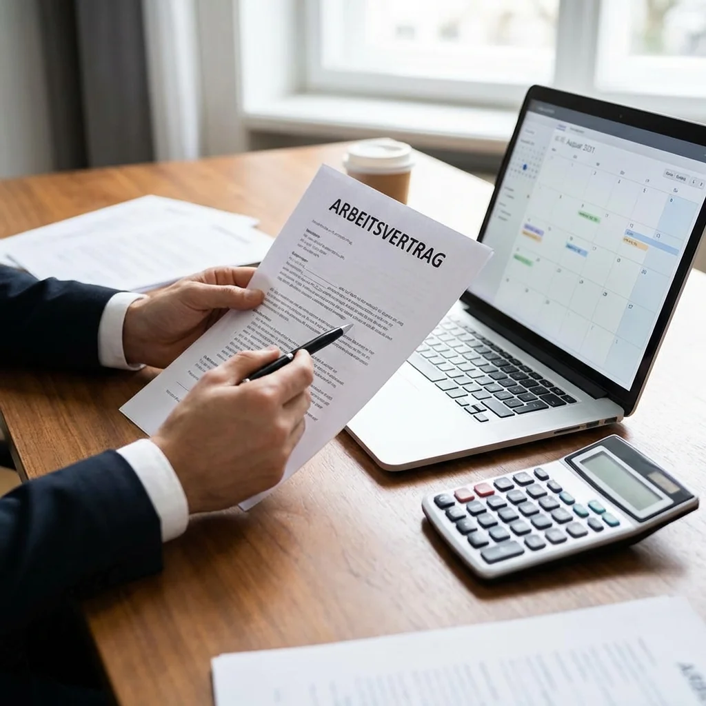 Prüfung von Arbeitsvertrag und Fristenberechnung