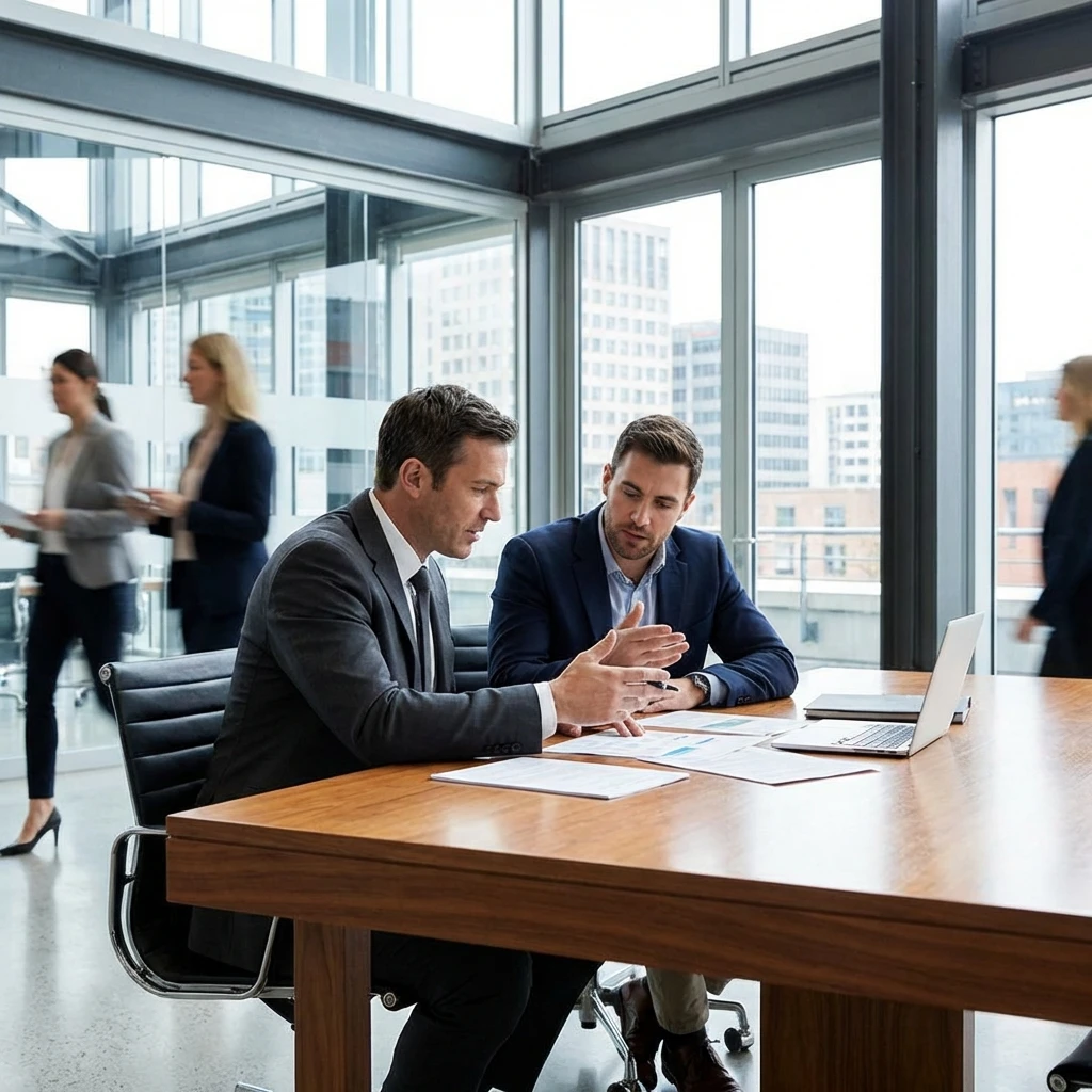 Beratung durch Strafverteidiger im modernen Büro