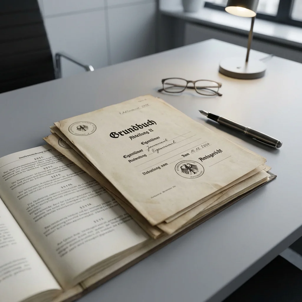 Grundbuch und Insolvenzordnung Dokumente