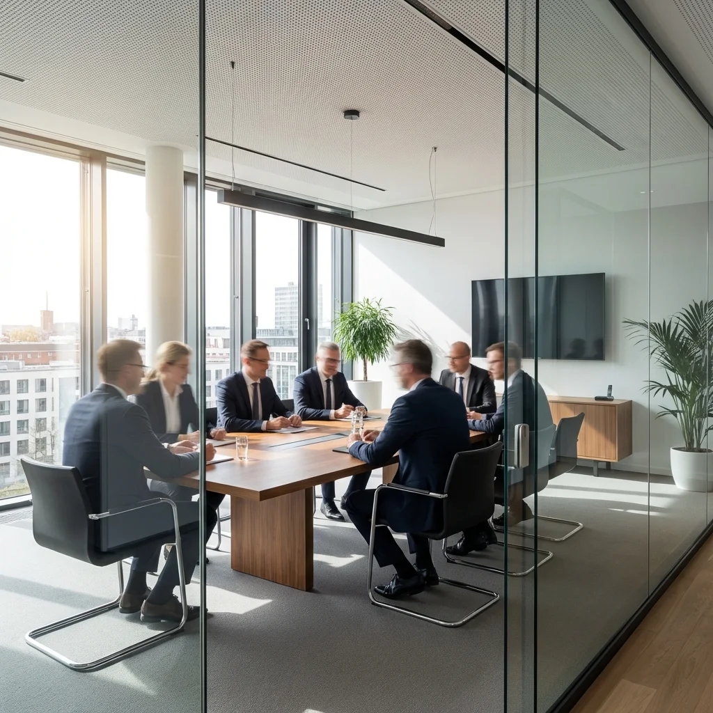 Beratungsgespräch in der Kanzlei Tholl